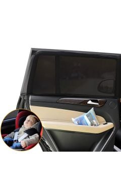 Cam Güneşliği Perde Sineklik 2 li