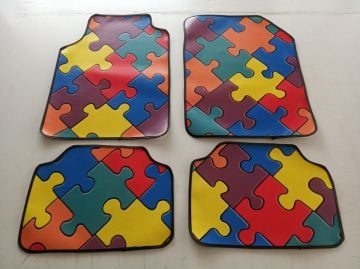 Puzzle Oto Paspas  Kauçuk Yumuşak Malzeme