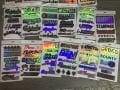 arka cam sticker folyo hologramlı