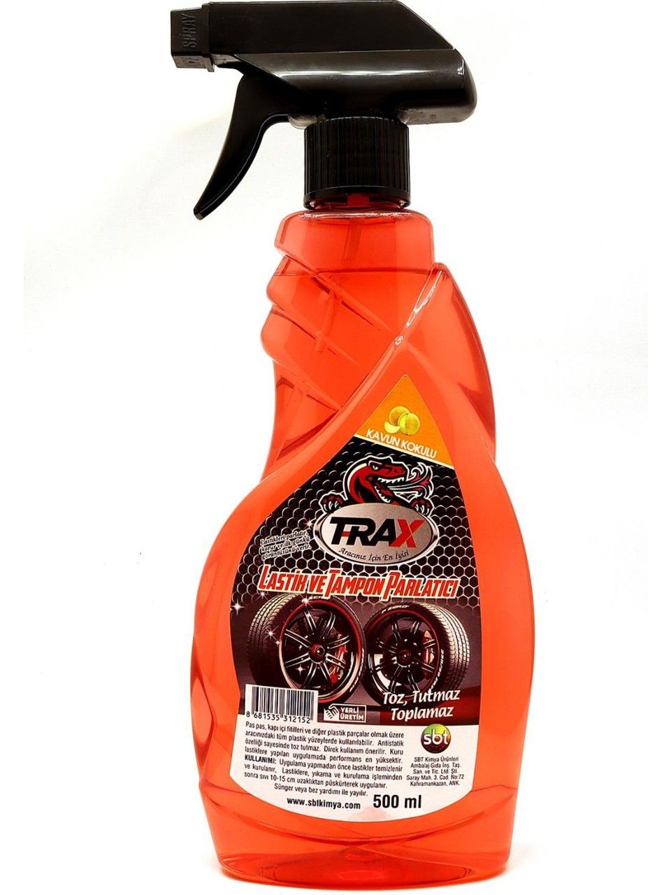 Trax lastik ve tampon parlatıcı