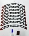 lastik yazısı yapışkanlı  8 adet
