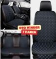 Terletmez oto minder yıkanabilir  7 PARÇA KETEN VE TAY TÜYÜ