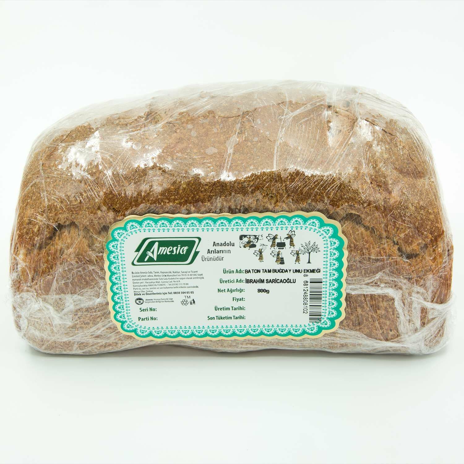 BATON TAM BUĞDAY UNU SOMUN 800 G.
