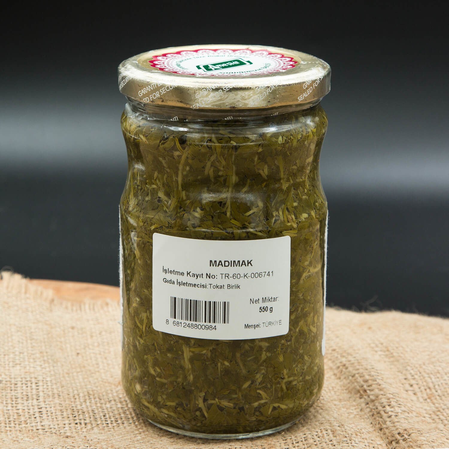 MADIMAK KONSERVESİ 550 G.