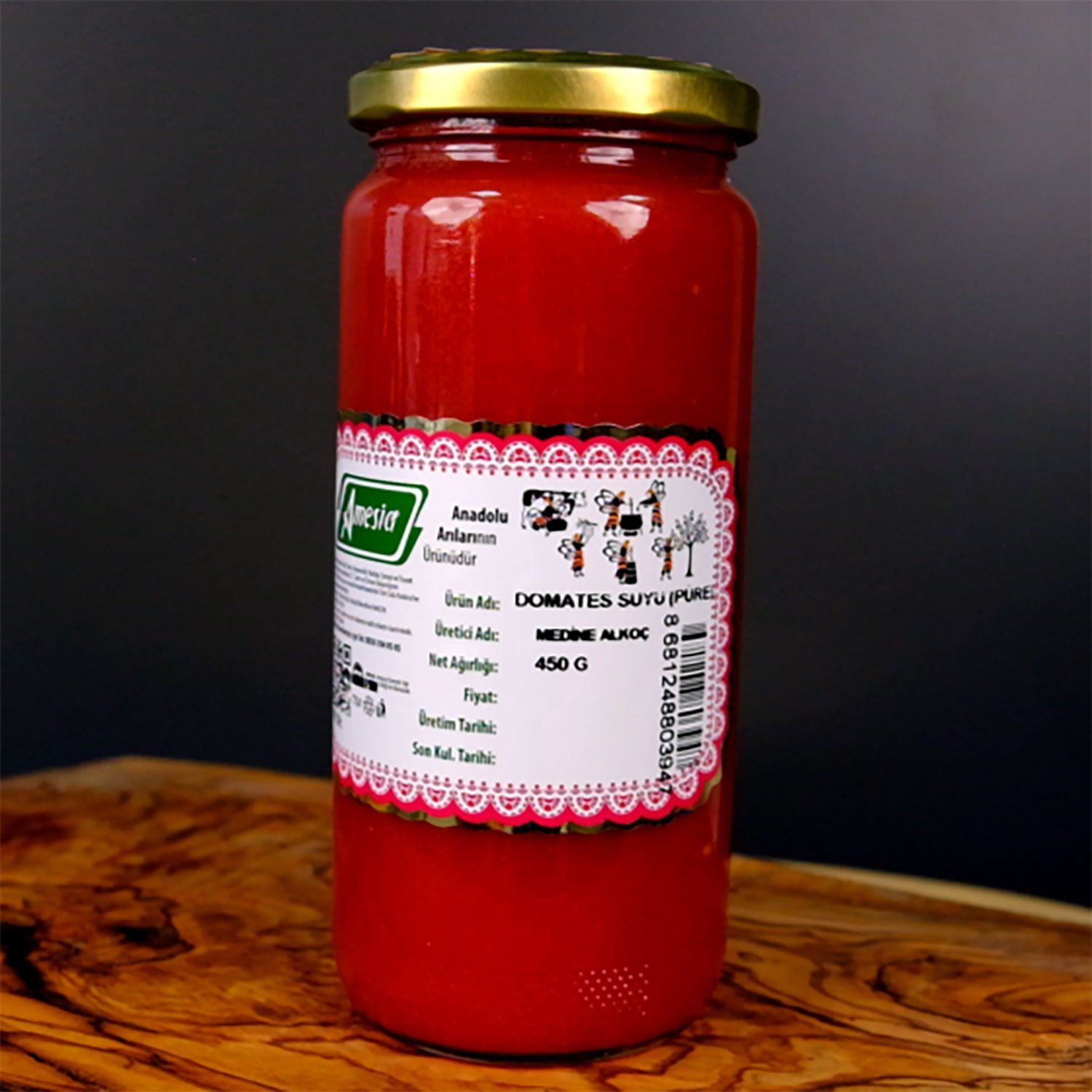 DOMATES SUYU (PÜRE) 450 G.