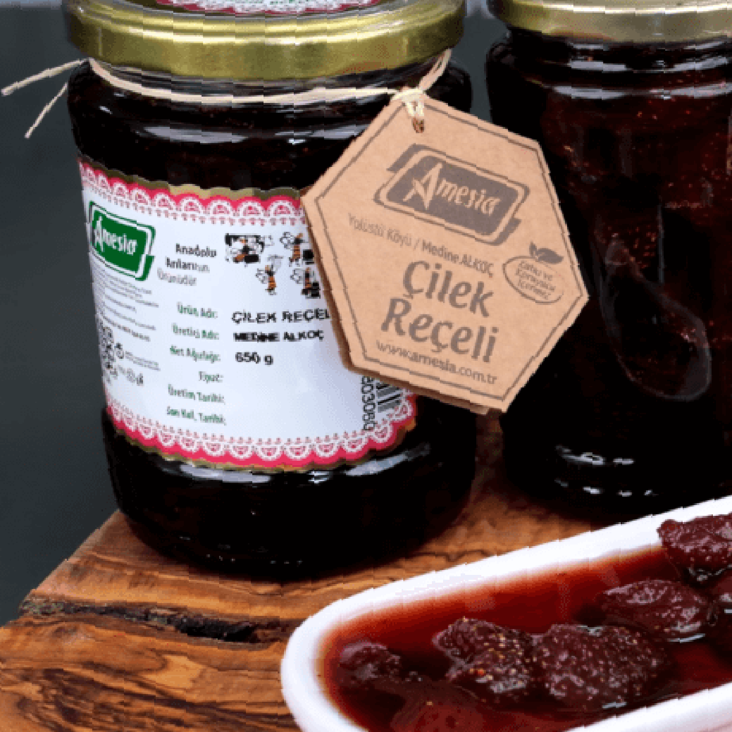 ÇİLEK REÇELİ 650 G.