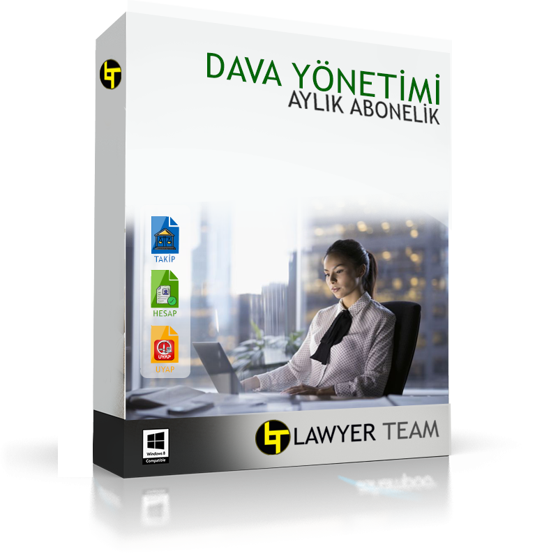 Lawyer Team Dava Yönetimi Yıllık Abonelik Paketi