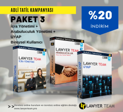 Lawyer Team İcra Yönetimi + Arabuluculuk + UYAP Entegrasyonu