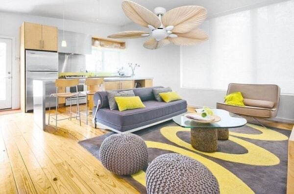 Kaşkar Taflan T52045 5 Kanatlı 52'' Aydınlatmalı Uzaktan Kumandalı Tavan Vantilatörü