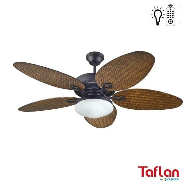 Kaşkar Taflan T52047L Aydınlatmalı Uzaktan Kumandalı Tavan Vantilatörü