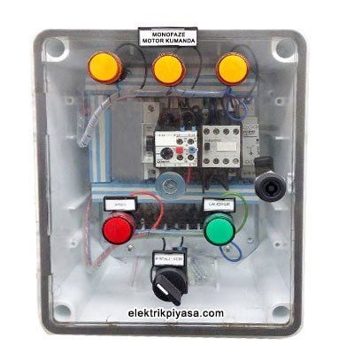 1,5 KW Monofaze Motor Kumanda Panosu