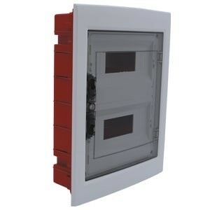 305x394x85mm H.Free 24 lü Şeffaf Kapaklı Sıva Altı W Otomat Kutusu