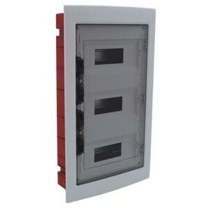 305x544x87mm H.Free 36 lı Şeffaf Kapaklı Sıva Altı W Otomat Kutusu