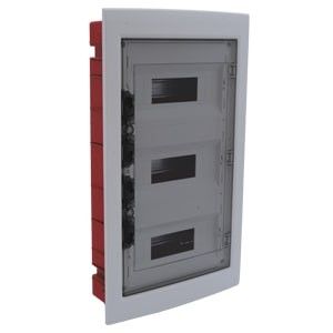 305x544x87mm H.Free 36 lı Şeffaf Kapaklı Sıva Altı W Otomat Kutusu