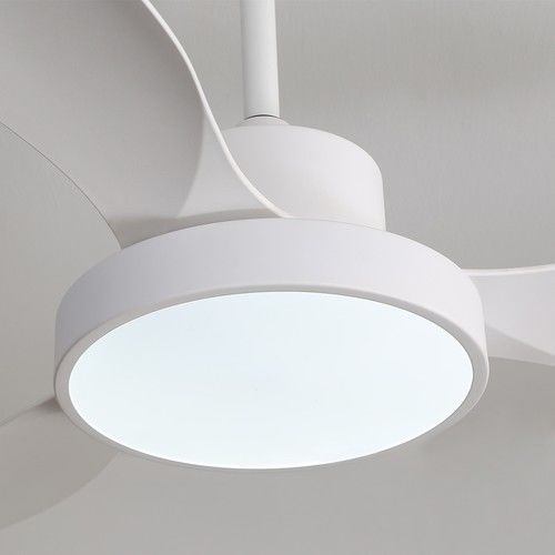 Fancium LED Aydınlatmalı Uzaktan Kumandalı Beyaz Tavan Vantilatörü DKF-302