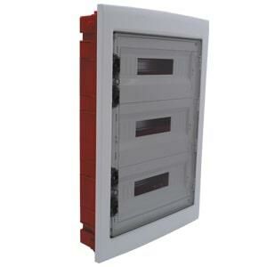 440x654x95mm H.Free 54 lü Şeffaf Kapaklı Sıva Altı W Otomat Kutusu
