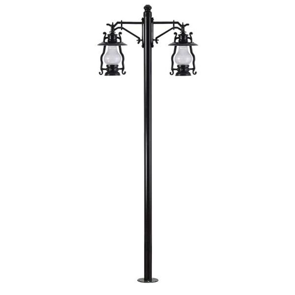 Alüminyum Gaz Lambalı Bahçe Aydınlatma Direği 90x300cm