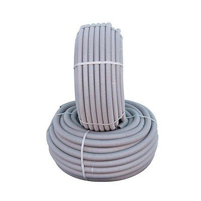 Mutlusan 18 Q Gri Plastik Spiral Boru, 100 metre