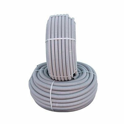 Mutlusan 50 Q Gri Plastik Spiral Boru, 25 metre