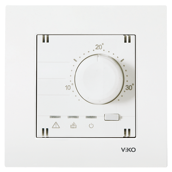 Viko Karre Analog Termostat Isıtma Çerçeveli