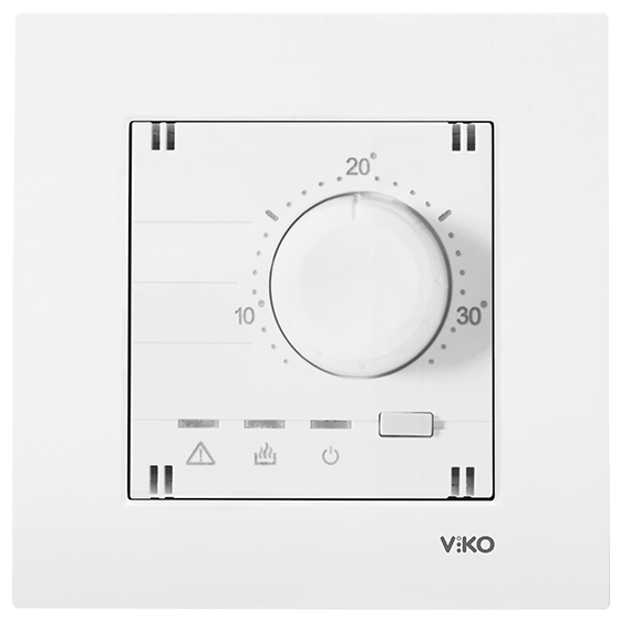 Viko Karre Analog Termostat Isıtma/Soğutma Çerçeveli