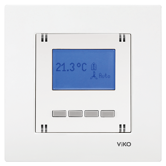 Viko Karre Programlanabilir Digital Termostat Isıtma Çerçeveli