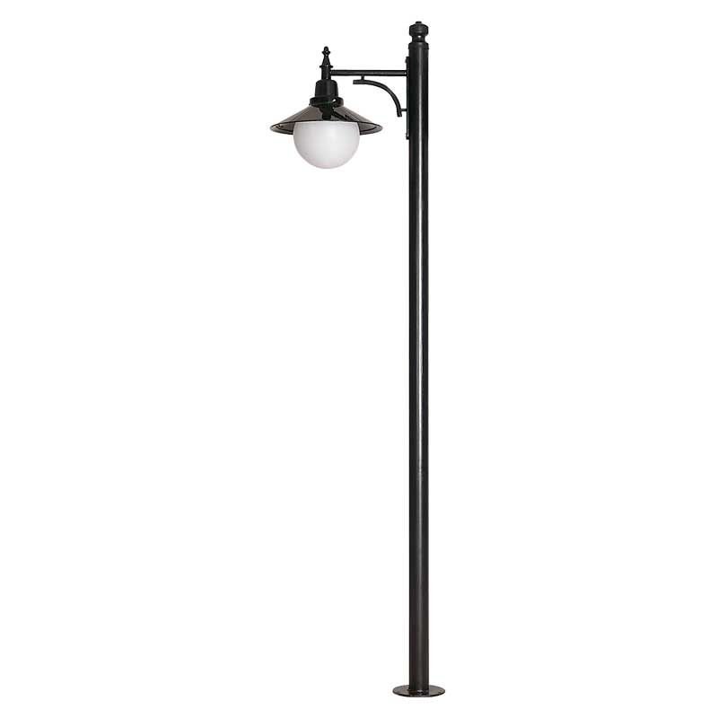 25lik Şapkalı Polietilen Camlı Park Bahçe Aydınlatma Direği 60x280cm