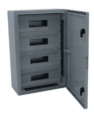50x60x22cm H.Free 66 Otomatlı Opak Kapaklı Sıva Üstü Otomat Panosu, Ip65