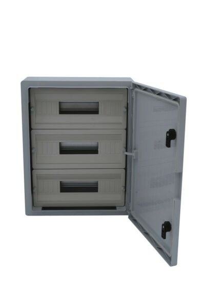 50x60x22cm H.Free 66 Otomatlı Opak Kapaklı Sıva Üstü Otomat Panosu, Ip65
