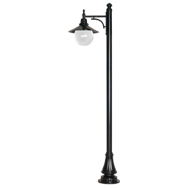 25lik Prizmatik Camlı Şapkalı Park Bahçe Aydınlatma Direği 60x280cm