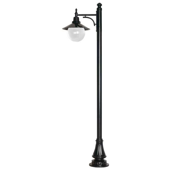 25lik Prizmatik Camlı Şapkalı Park Bahçe Aydınlatma Direği 60x280cm