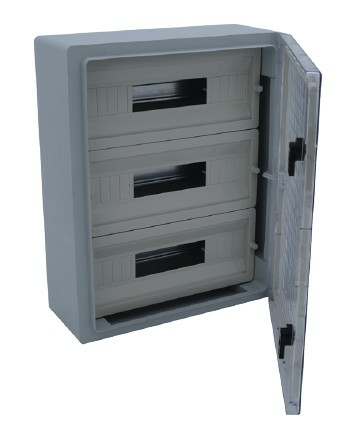 35x50x19,5cm H.Free 45 Otomatlı Şeffaf Kapaklı Sıva Üstü Otomat Panosu, Ip65