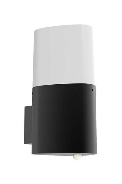 ACK AG36-00002 60W E27 Siyah Kasa Hera WLS Sensörlü Bahçe Duvar Apliği