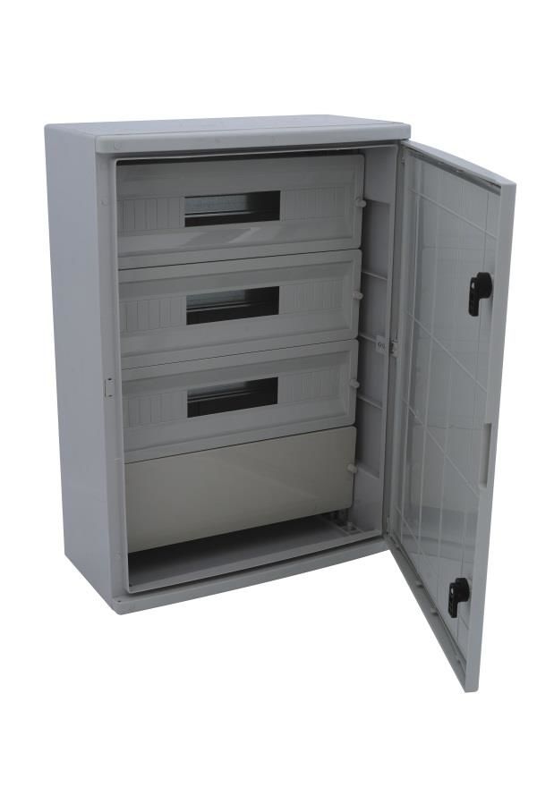 40x50x17,5cm H.Free 34 Otomat ve Pakolu Seffaf Kapaklı Sıva Üstü Otomat Panosu, Ip65
