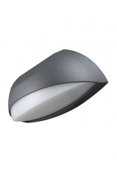 ACK AG40-00602 3000K Günışığı 12W Siyah Osram Pirus B Bahçe Duvar Apliği