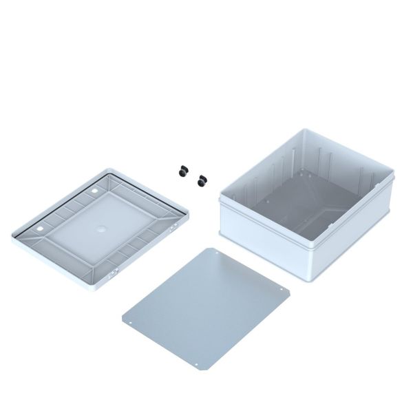 400x500x190 Opak Kapaklı Taban Saclı Pano