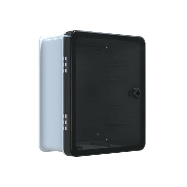 250x300x145 Şeffaf Kapaklı Taban Saclı Pano