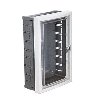 250x375x122 Şeffaf Kapaklı Taban Saclı Sıva Altı Pano