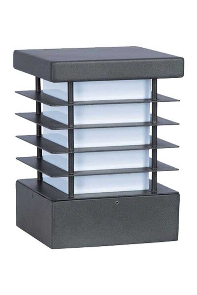ACK AG43-05012 E27 Aura Siyah Kasa Set Üstü Bahçe Armatürü