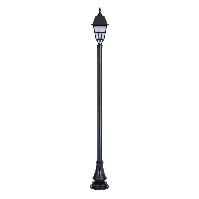 Alüminyum Büyük Çıtalı Fenerli Park Bahçe Aydınlatma Direği 30x260cm