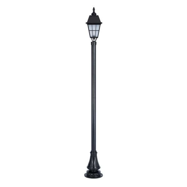 Alüminyum Büyük Çıtalı Fenerli Park Bahçe Aydınlatma Direği 30x260cm