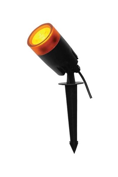 ACK AG56-01057 Turuncu GU10 Siyah PC Kazıklı Çim Armatürü