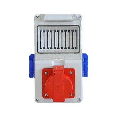 120x220x110 mm Kombinasyon Kutusu (5 Sigorta Kapasiteli+1 Adet 5x32A Priz+2 Adet 1x16A Priz)