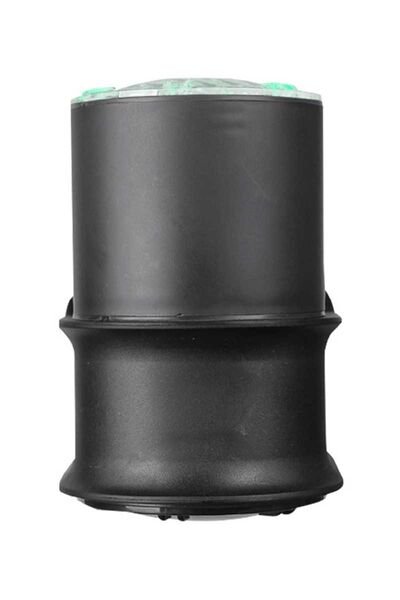 ACK AG56-06050 GU10 Şeffaf Cam Siyah Bahçe Duvar Apliği