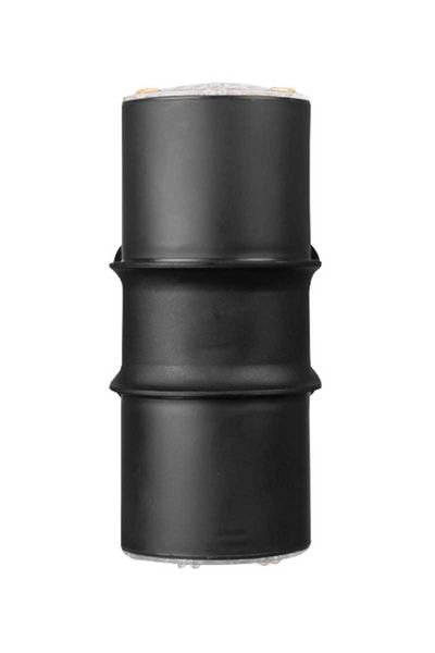 ACK AG56-06150 GU10 Şeffaf Cam Siyah Çift Taraflı Bahçe Duvar Apliği