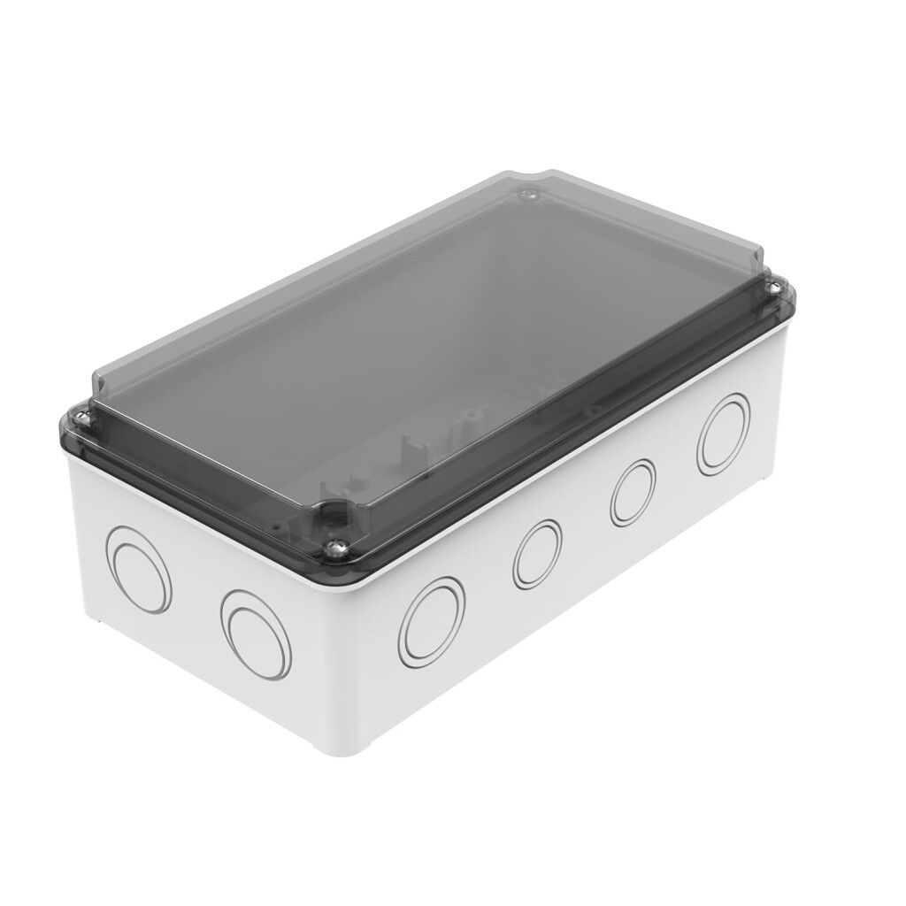 120x220x80 mm Sıva Üstü Şeffaf Kapaklı Buat Kutusu