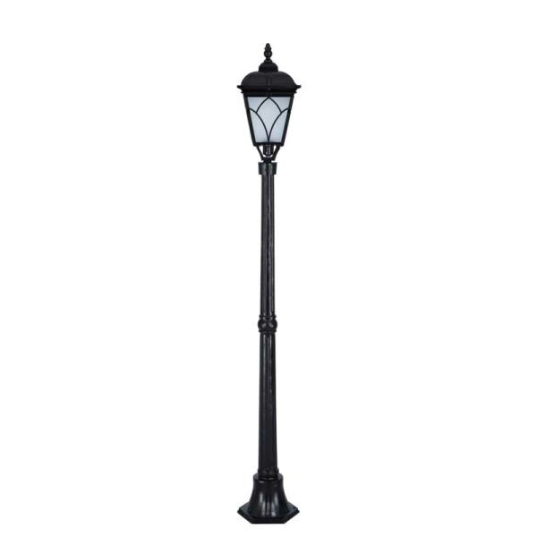Küçük Kapaklı Alüminyum Lale Park Bahçe Aydınlatma Direği 23x175cm