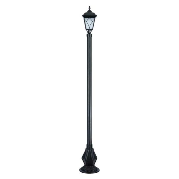 Küçük Kapaklı Alüminyum Lale Park Bahçe Aydınlatma Direği 30x270cm