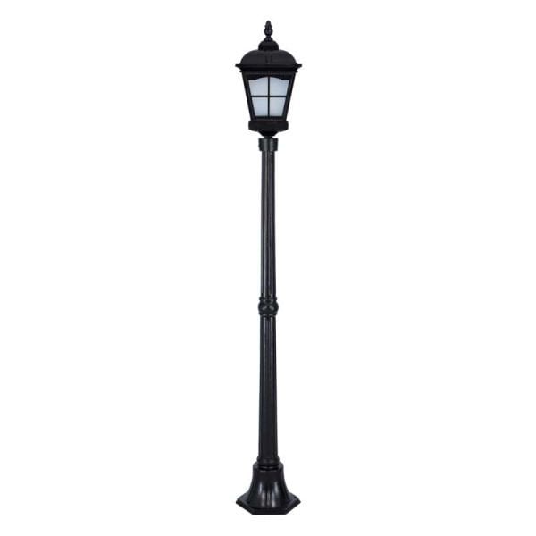 Alüminyum Döküm Pencere Fenerli Park Bahçe Aydınlatma Direği 23x175cm