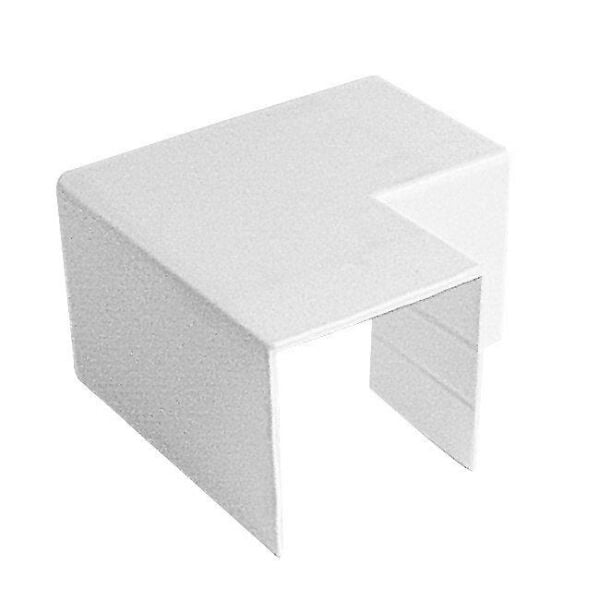 Mutlusan 12x12mm Kablo Kanalı İçin 90 L Köşe 5 Adet